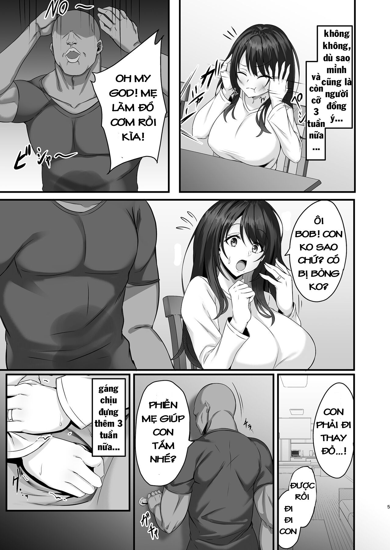 đọc truyện Homestay Saki No Mama-san Ga Boku No Dekamara De Ikimakutta Hanashi Oneshot ảnh 5 tại Giả Dược