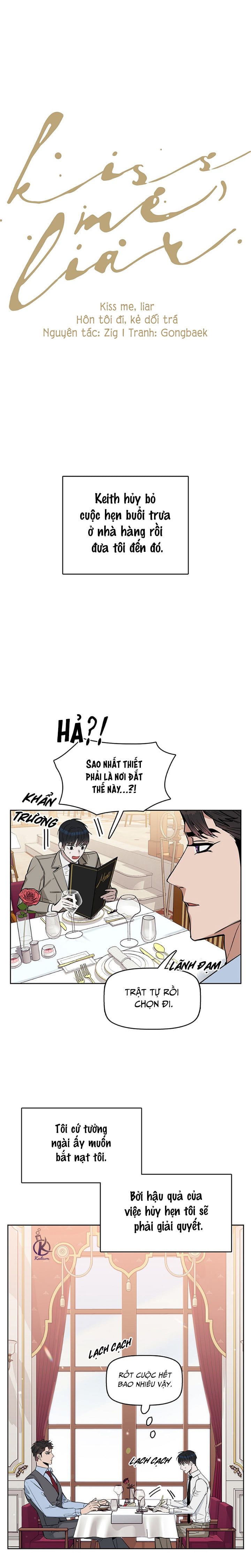 đọc truyện Hôn Tôi Đi, Đồ Dối Trá Chương 14 ảnh 12 tại Thiên Thai Truyện