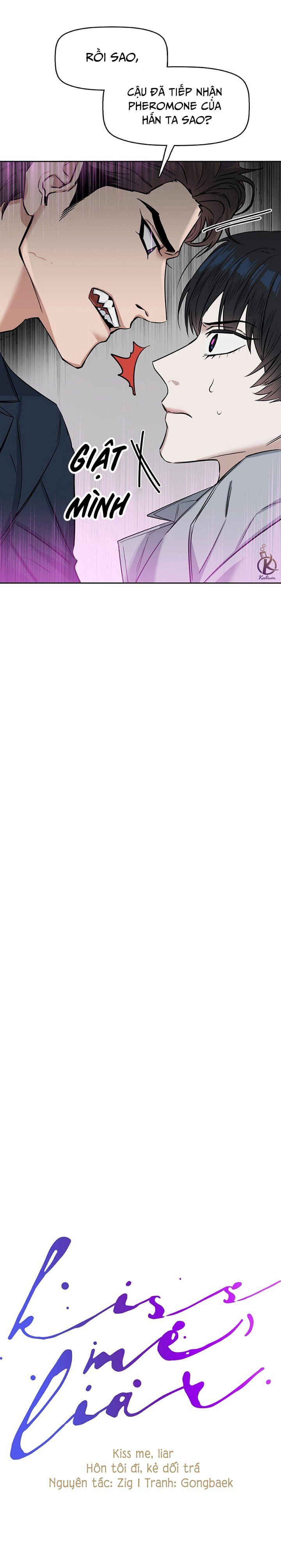 đọc truyện Hôn Tôi Đi, Đồ Dối Trá Chương 17 ảnh 3 tại Thiên Thai Truyện