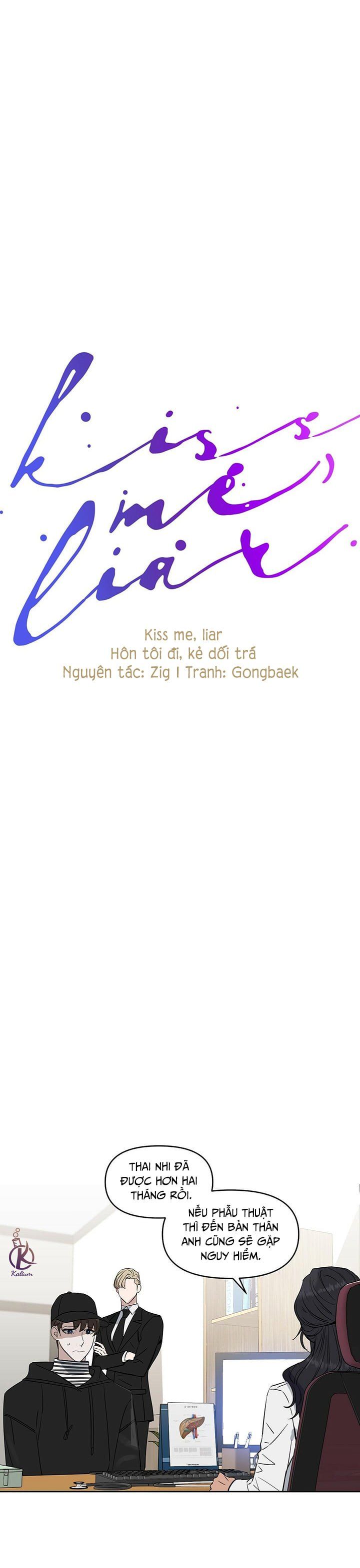 đọc truyện Hôn Tôi Đi, Đồ Dối Trá Chương 35 ảnh 8 tại Thiên Thai Truyện