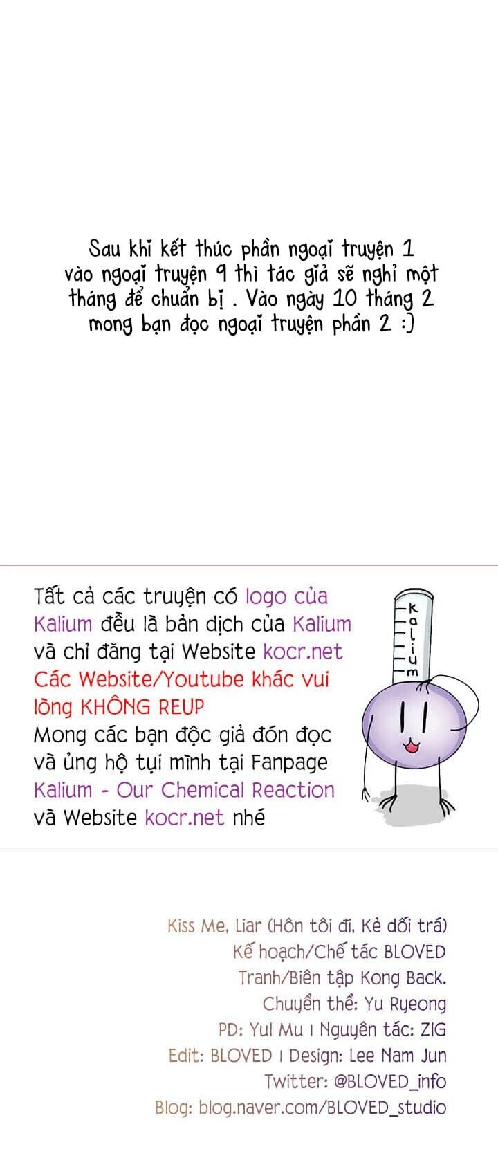 đọc truyện Hôn Tôi Đi, Đồ Dối Trá Chương 57.5 ảnh 16 tại Thiên Thai Truyện