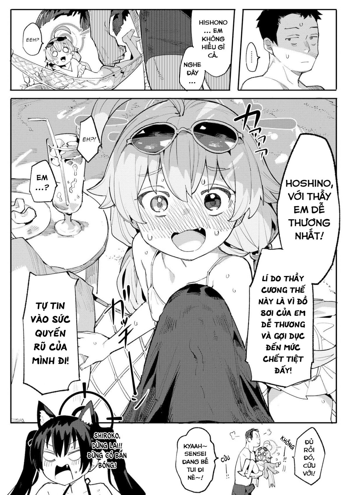 đọc truyện Hoshino Ga Iin Da Yo!! (blue Archive) Oneshot ảnh 9 tại Thiên Thai Truyện