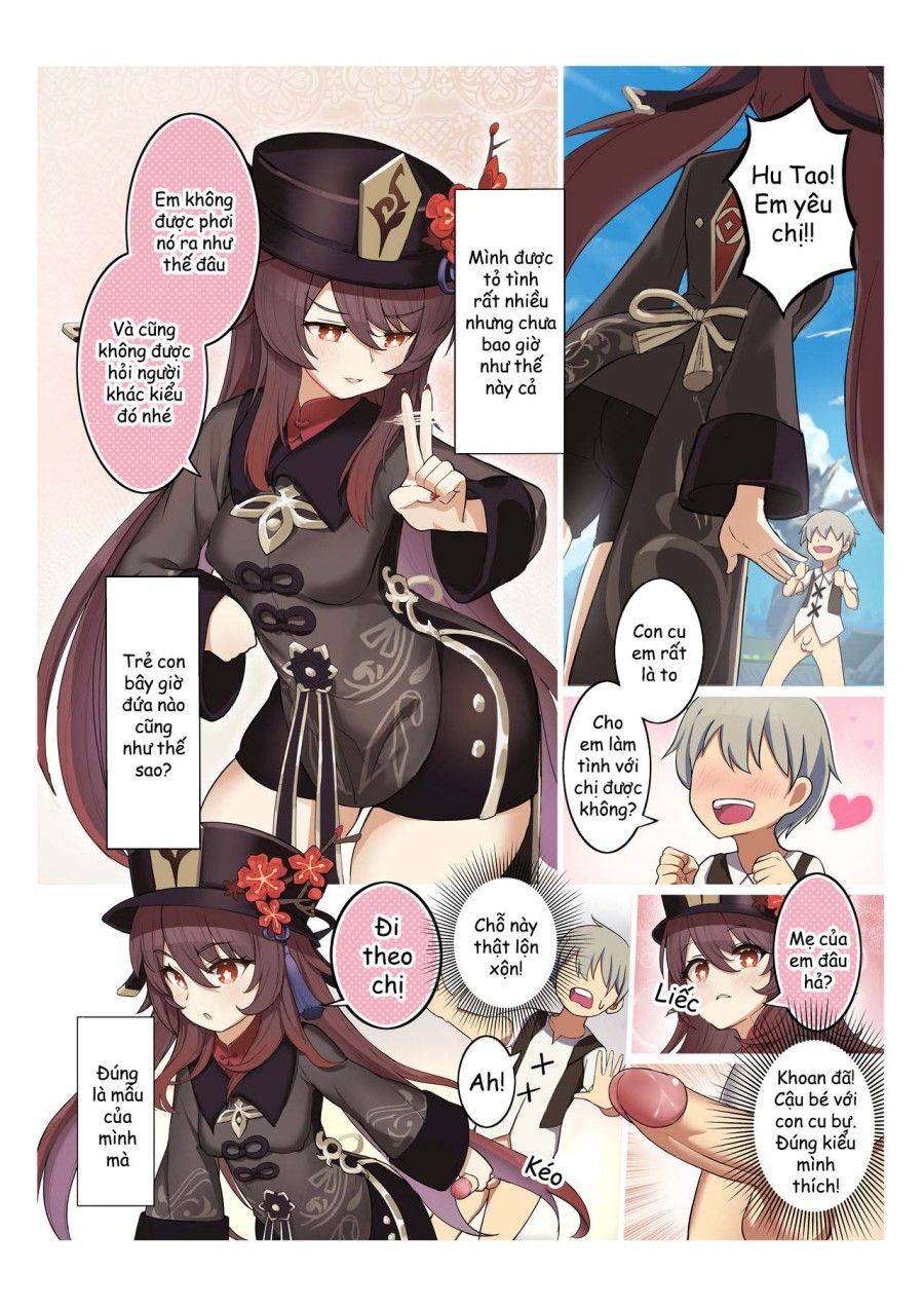 Hu Tao Và Shota (genshin Impact) Oneshot page 3 - Giả Dược