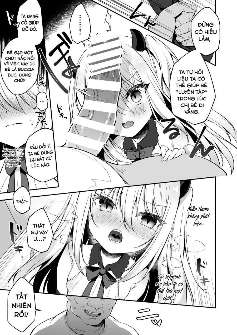 Huấn Luyện Bé Succubus Ngây Thơ Thành Người Nhớn. Oneshot page 11 - Giả Dược