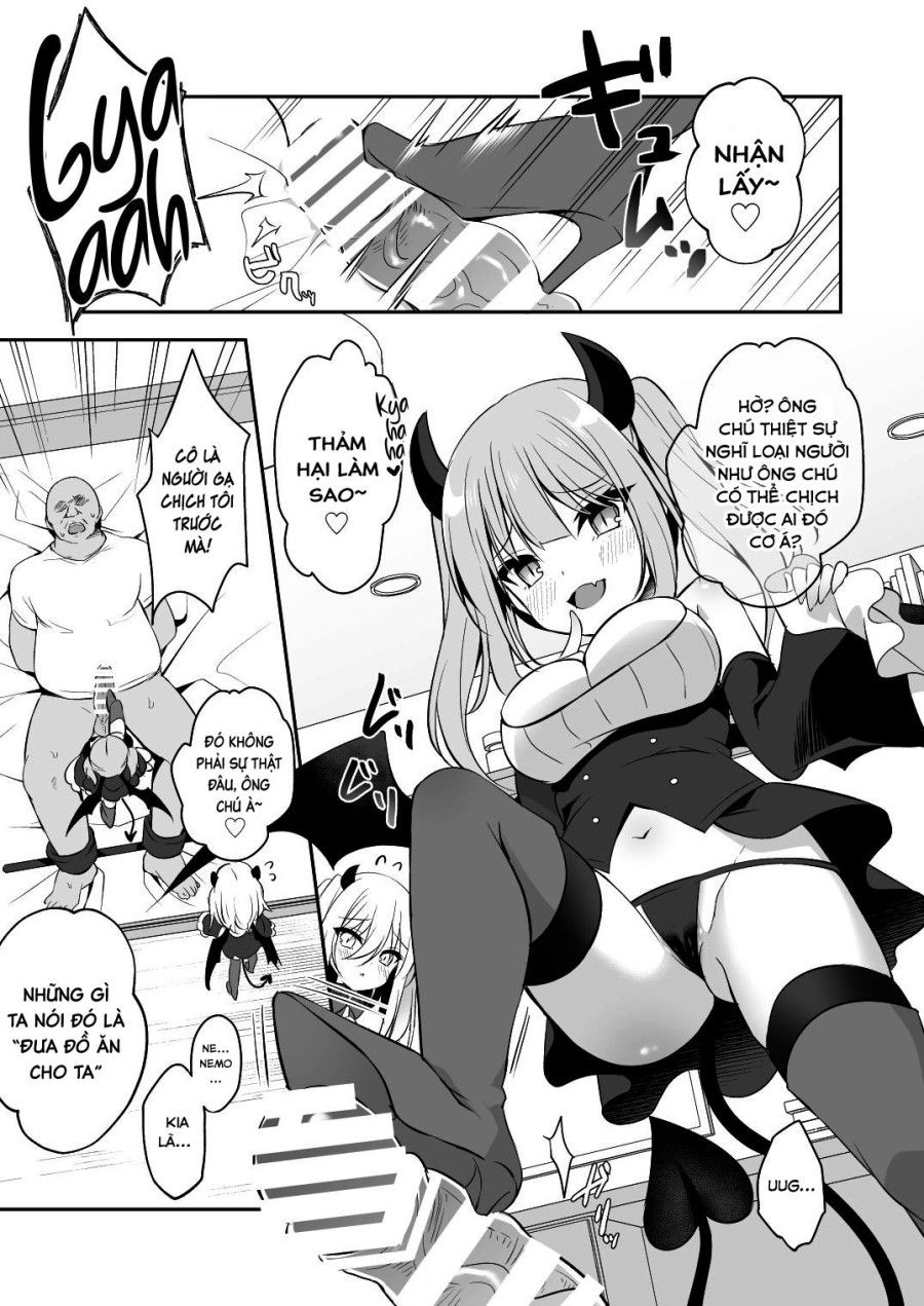 Huấn Luyện Bé Succubus Ngây Thơ Thành Người Nhớn. Oneshot page 5 - Giả Dược