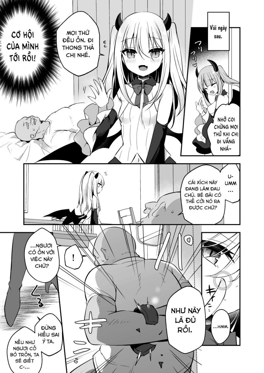 Huấn Luyện Bé Succubus Ngây Thơ Thành Người Nhớn. Oneshot page 9 - Giả Dược