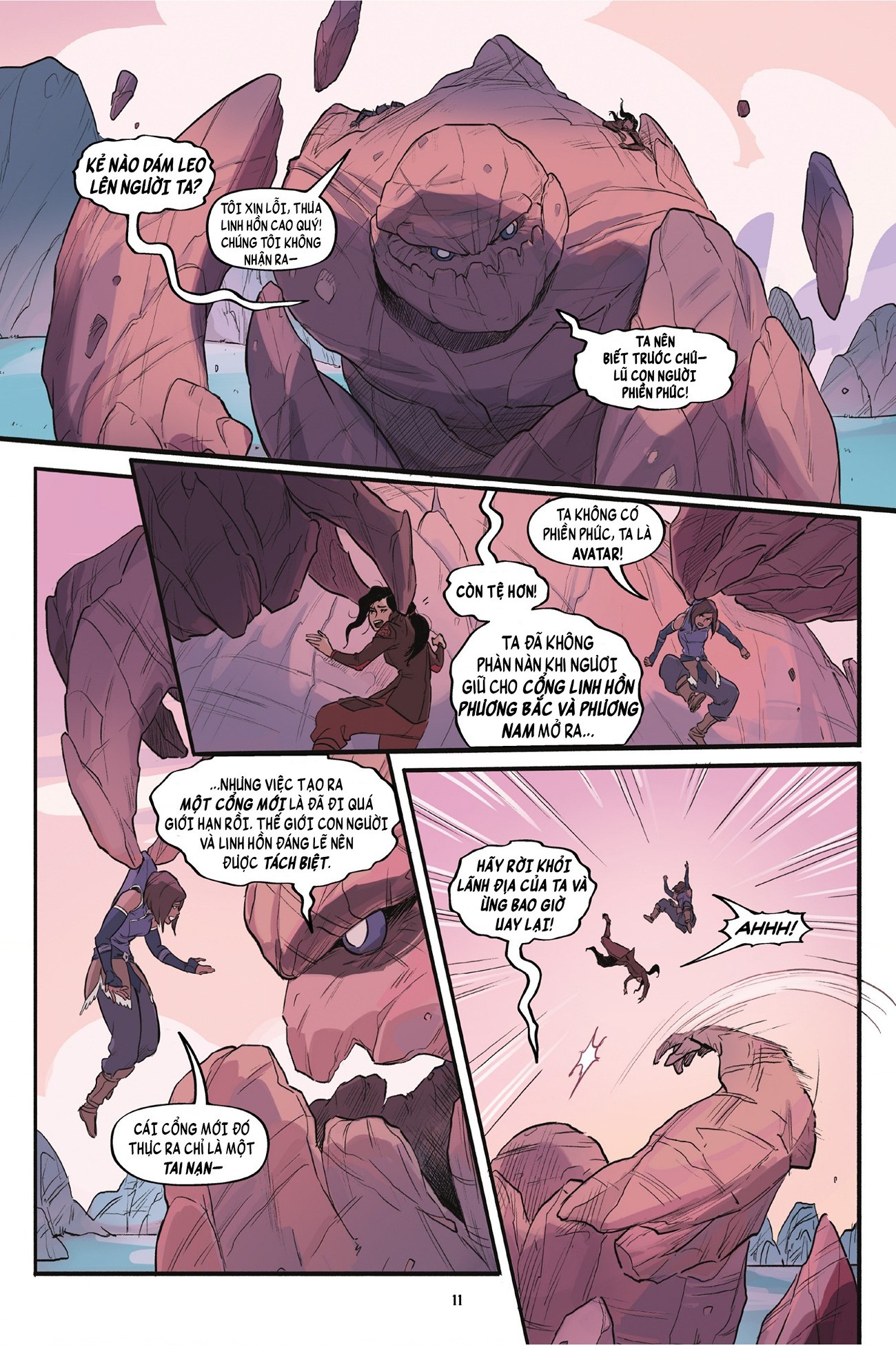 đọc truyện Huyền Thoại Về Korra : Chiến Tranh Địa Bàn (phần 1) Chương 1 ảnh 14 tại Thiên Thai Truyện