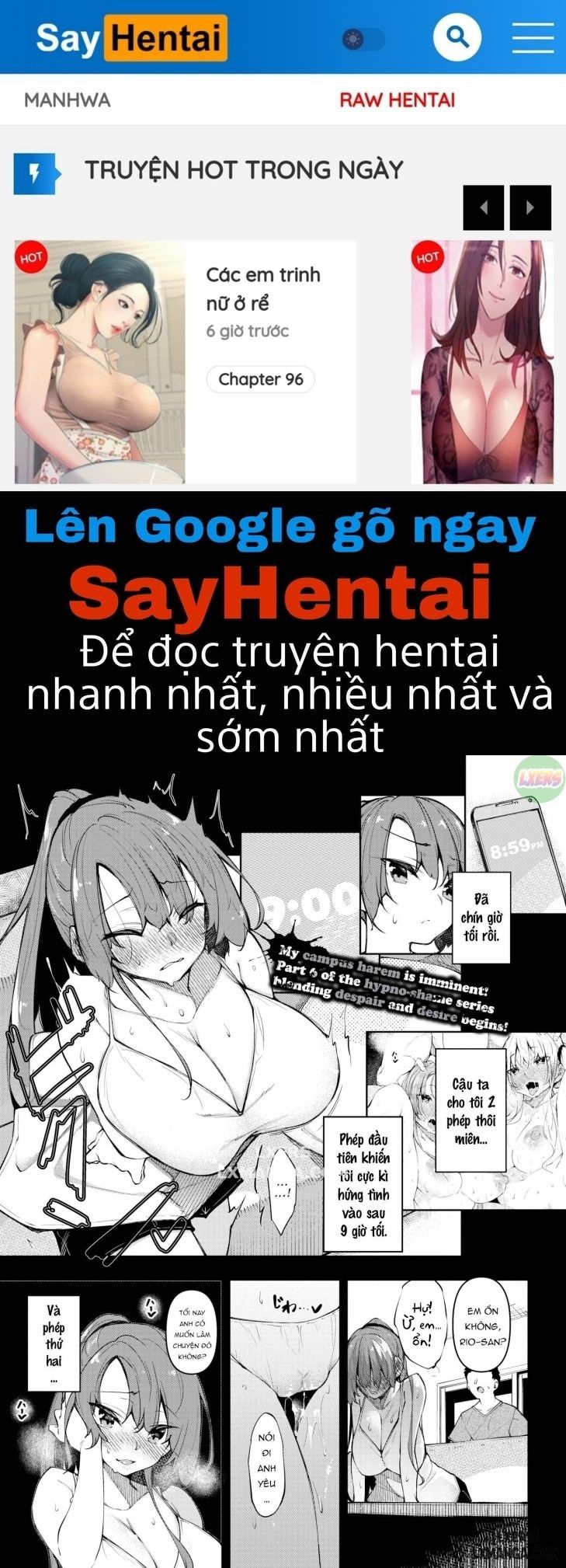 đọc truyện Hypnosis Heaven Full Chương 6 ảnh 1 tại Thiên Thai Truyện