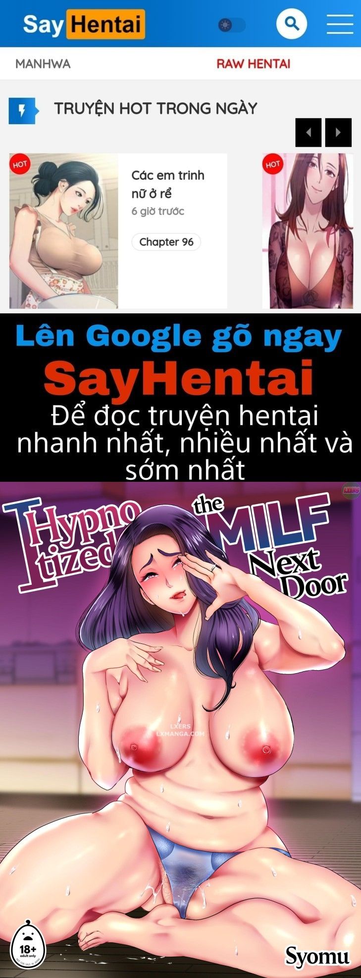 đọc truyện I Hypnotized The Milf Next Door Oneshot ảnh 1 tại Giả Dược