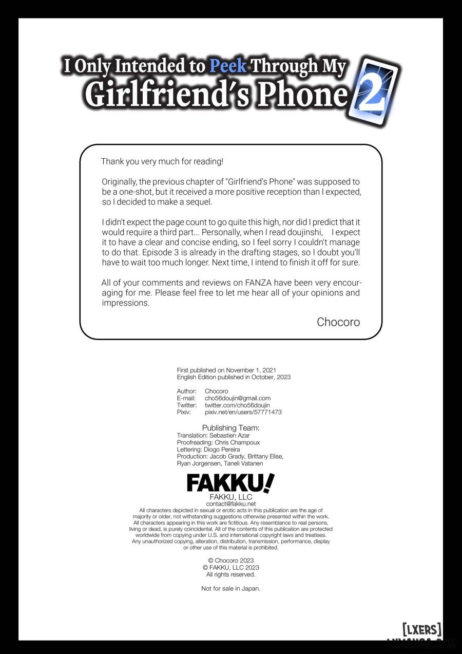 I Only Intended To Peek Through My Girlfriends Phone 2 Chương 2 page 129 - Giả Dược