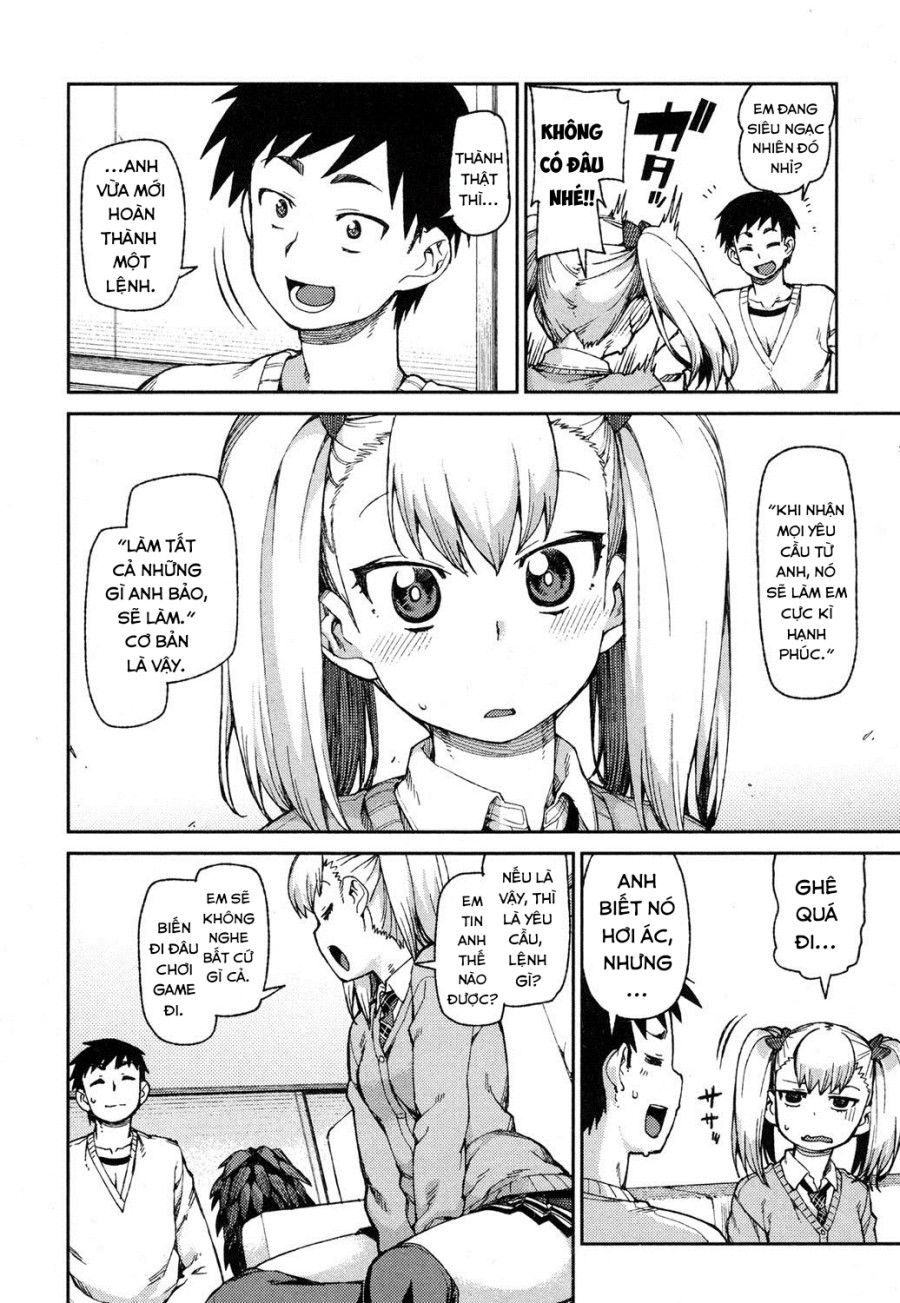 Ích Kỉ? Ngoan Ngoãn!? Hẹn Hò Bằng Cách Thôi Miên! Oneshot page 4 - Giả Dược