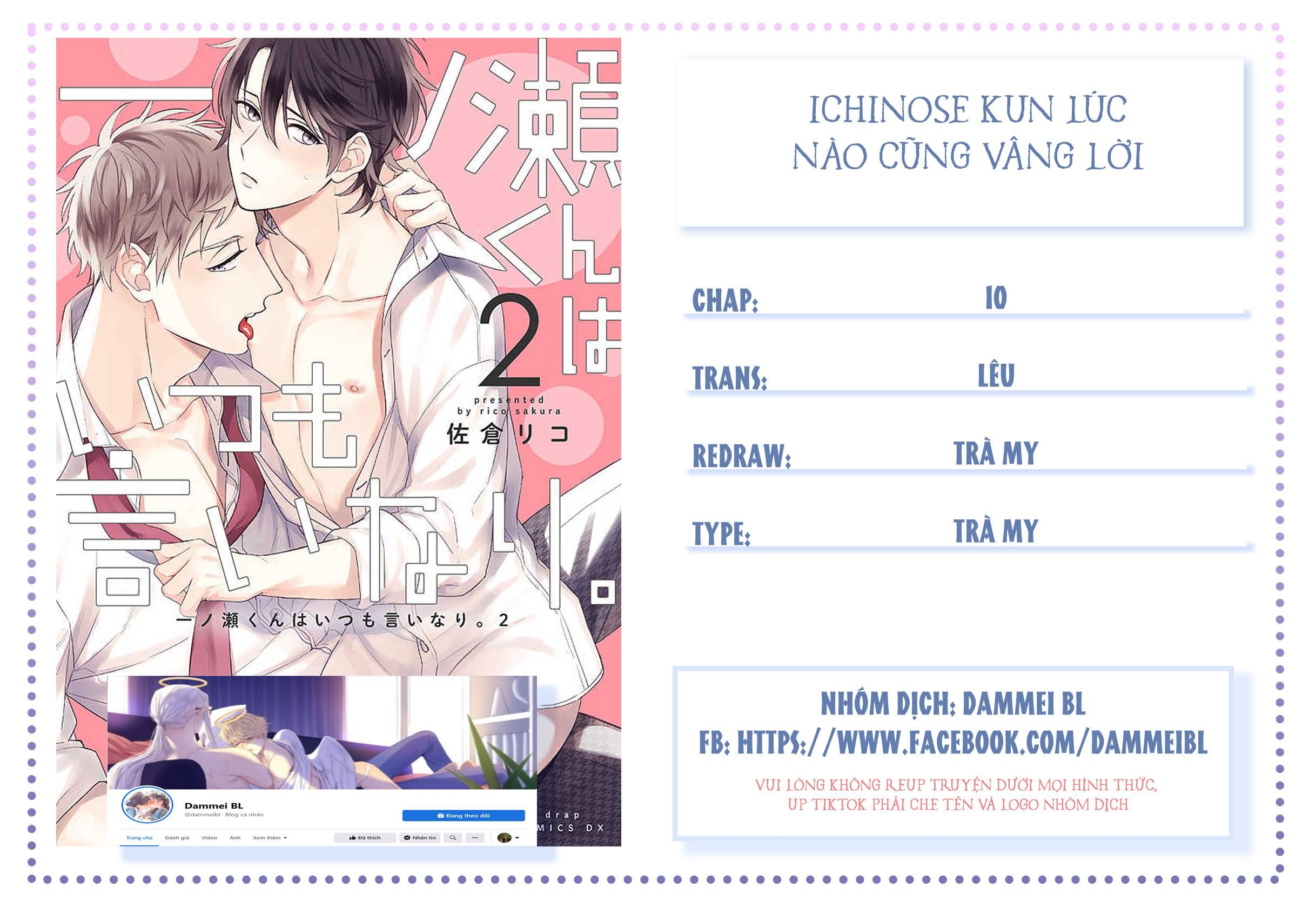 đọc truyện Ichinose Kun Lúc Nào Cũng Vâng Lời Chương 10 ảnh 1 tại Thiên Thai Truyện
