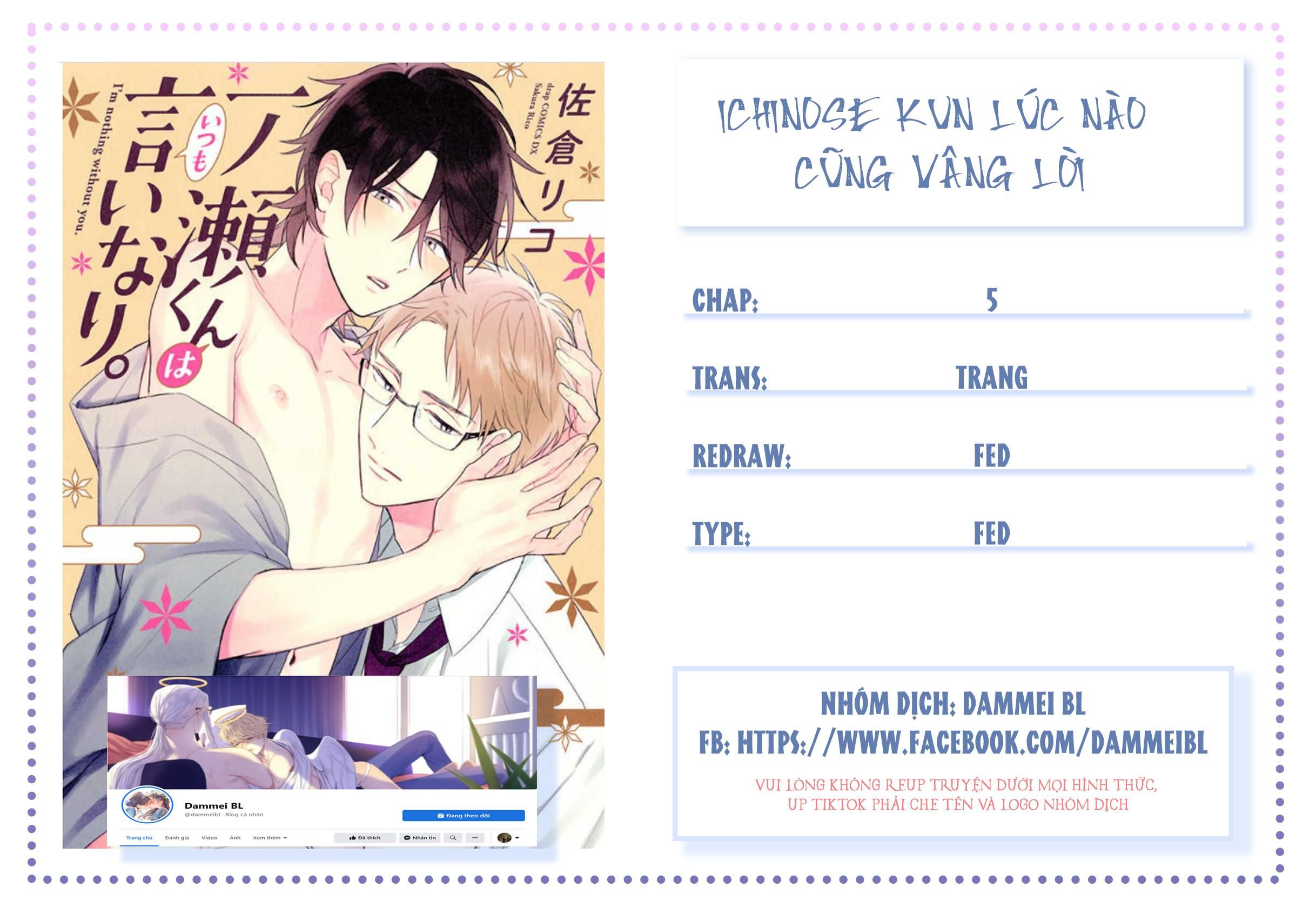 đọc truyện Ichinose Kun Lúc Nào Cũng Vâng Lời Chương 5 ảnh 1 tại Thiên Thai Truyện
