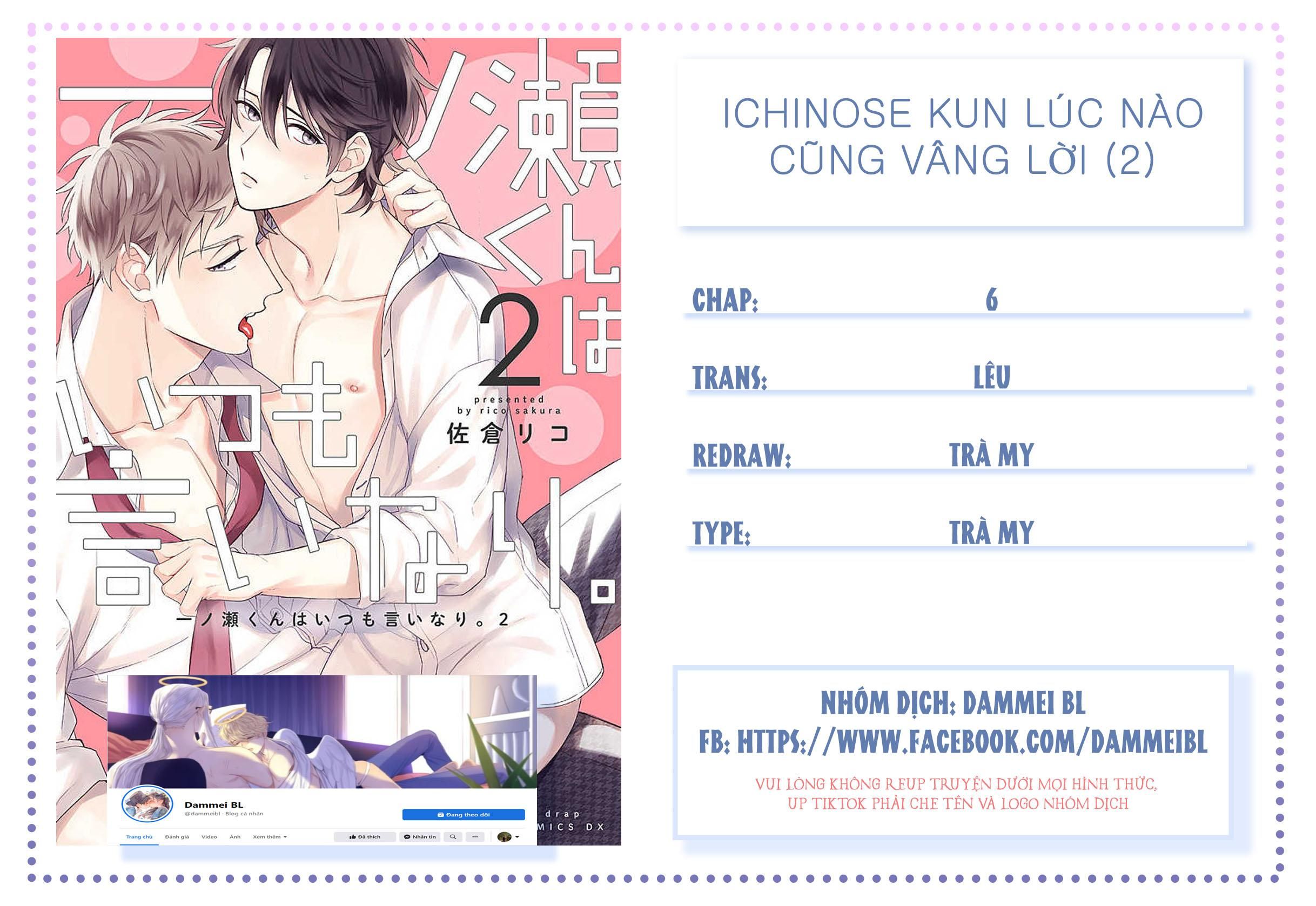 đọc truyện Ichinose Kun Lúc Nào Cũng Vâng Lời Chương 6 ảnh 1 tại Thiên Thai Truyện