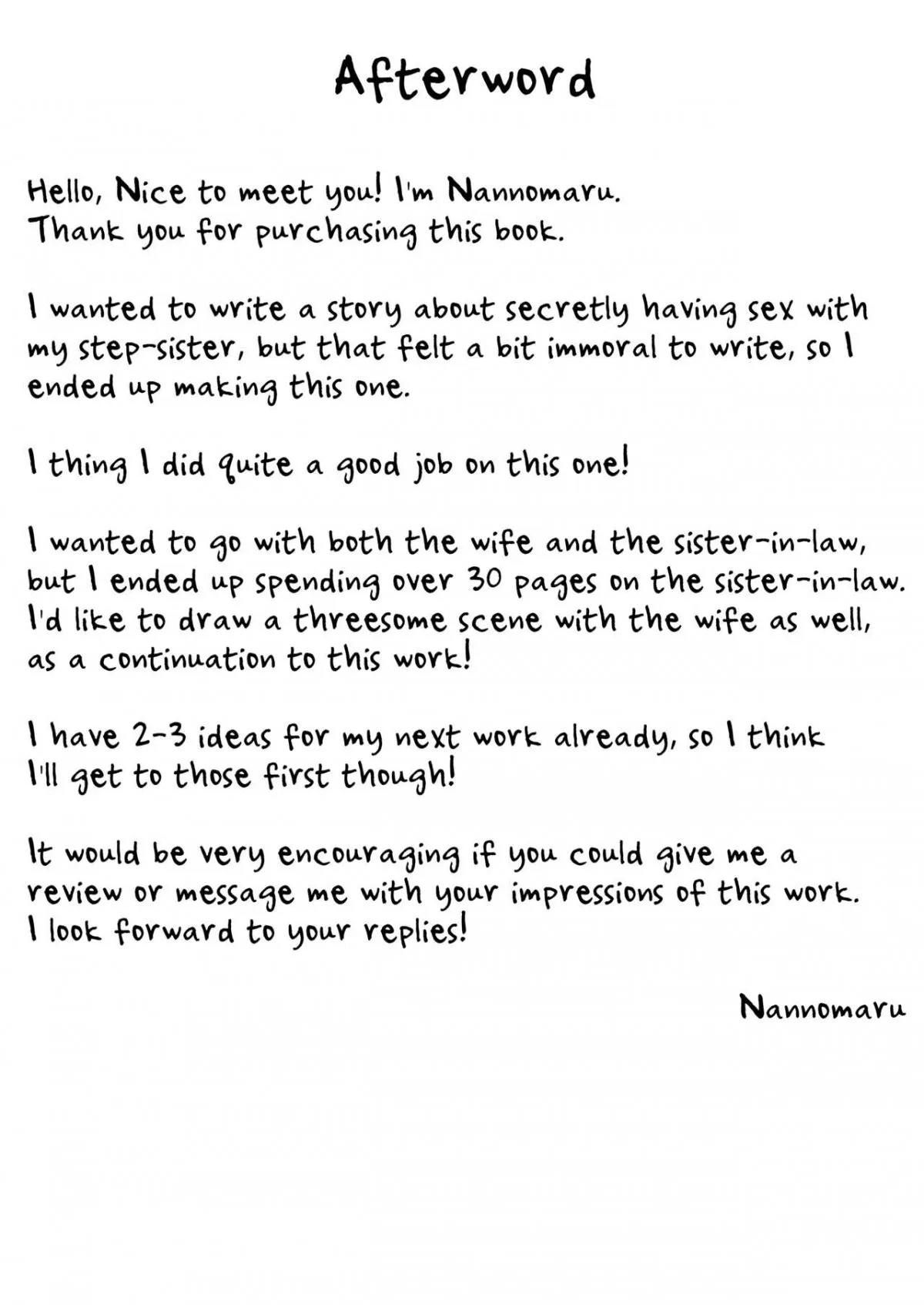 đọc truyện Ie Ni Yattekita Gimai Ga Erosugite Tsuma Ni Kakurete Yarimakuri Oneshot ảnh 40 tại Thiên Thai Truyện