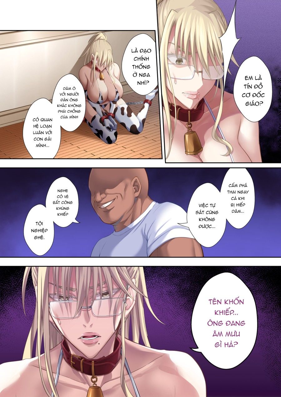 (ijima Yuu) Kinpatsu Bakunyuu No Russia Hitoduma Gakuenchou Koudou Maria Ga Ochirumade [part 3] Chương 2 page 18 - Giả Dược