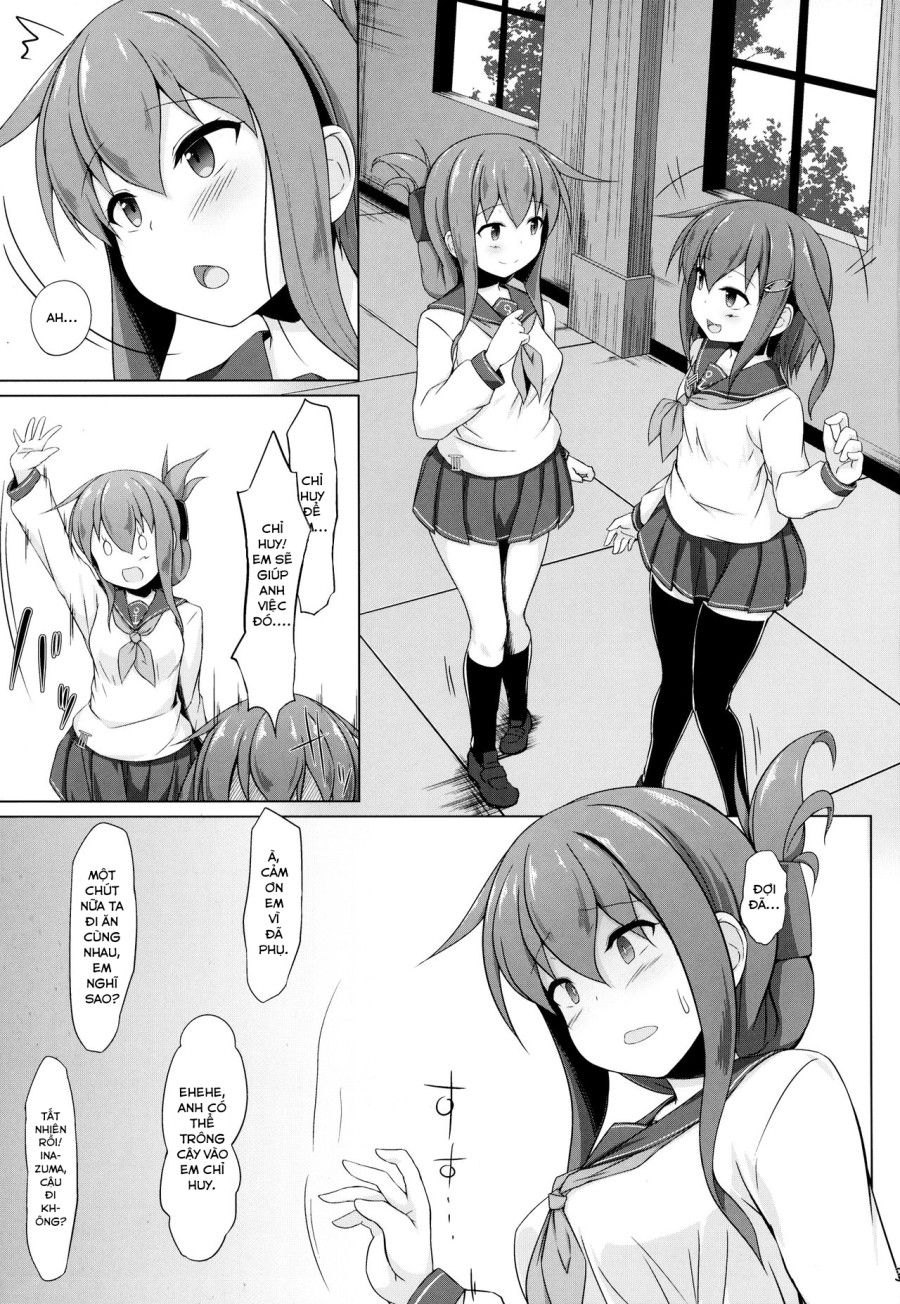 Ikazuchi Và Inazuma Muốn Em Bé Của Chỉ Huy!! (kantai Collection -kancolle-) Chương 1 page 3 - Giả Dược