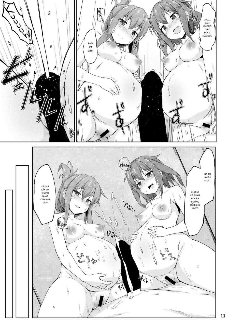 Ikazuchi Và Inazuma Muốn Em Bé Của Chỉ Huy!! (kantai Collection -kancolle-) Chương 2 page 12 - Giả Dược