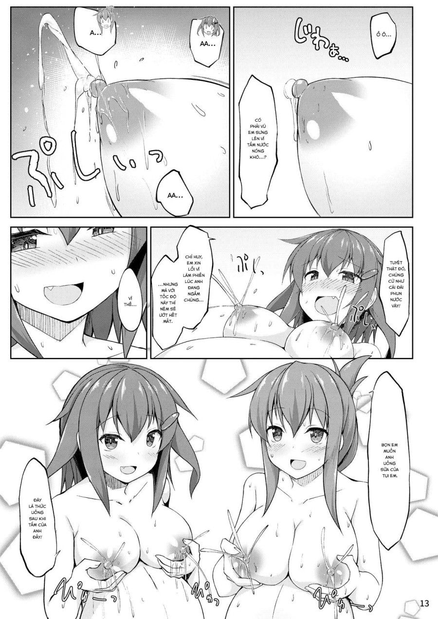 Ikazuchi Và Inazuma Muốn Em Bé Của Chỉ Huy!! (kantai Collection -kancolle-) Chương 2 page 14 - Giả Dược