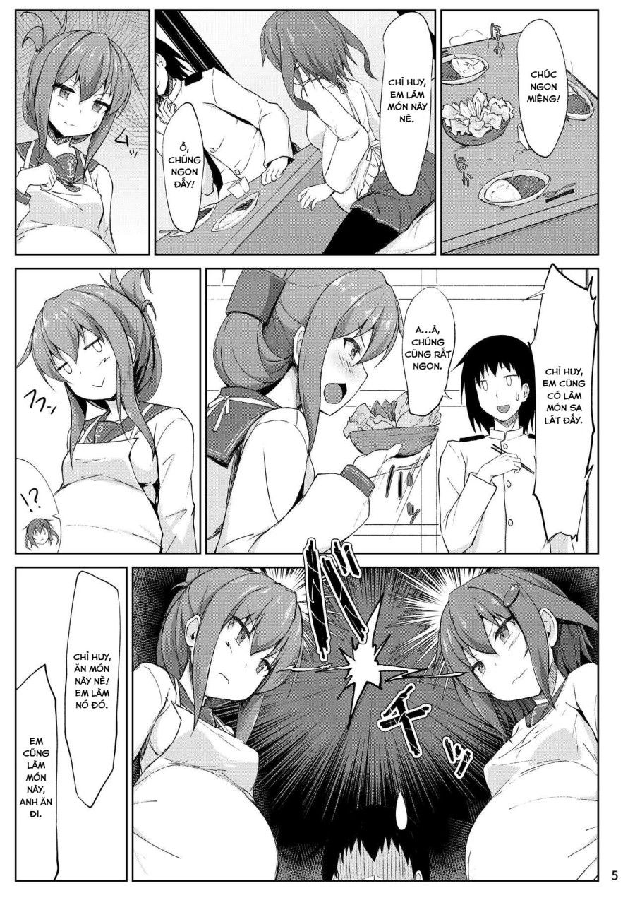 Ikazuchi Và Inazuma Muốn Em Bé Của Chỉ Huy!! (kantai Collection -kancolle-) Chương 2 page 6 - Giả Dược