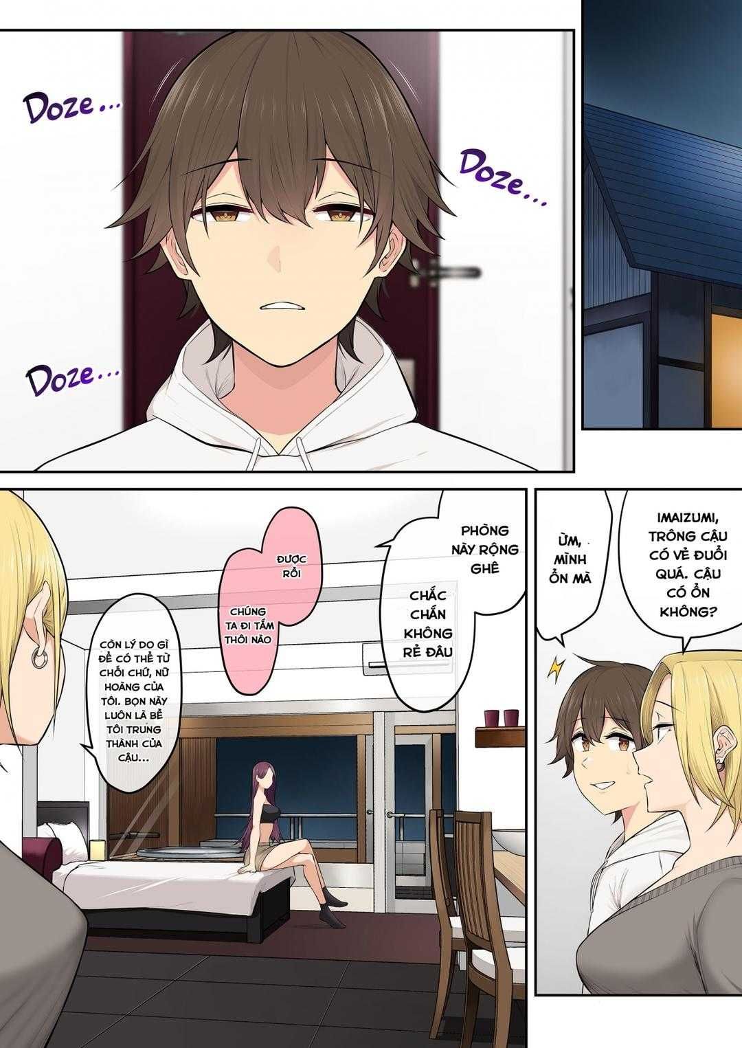 Imaizumi Đưa Cả Bầy Gyaru Về Nhà Mình Chương 5 page 13 - Giả Dược