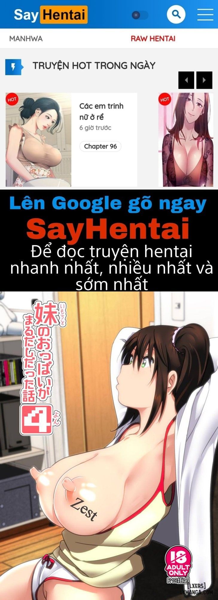 đọc truyện Imouto No Oppai Ga Marudashi Datta Hanashi Chương 4 ảnh 1 tại Truyện Dạ Ký