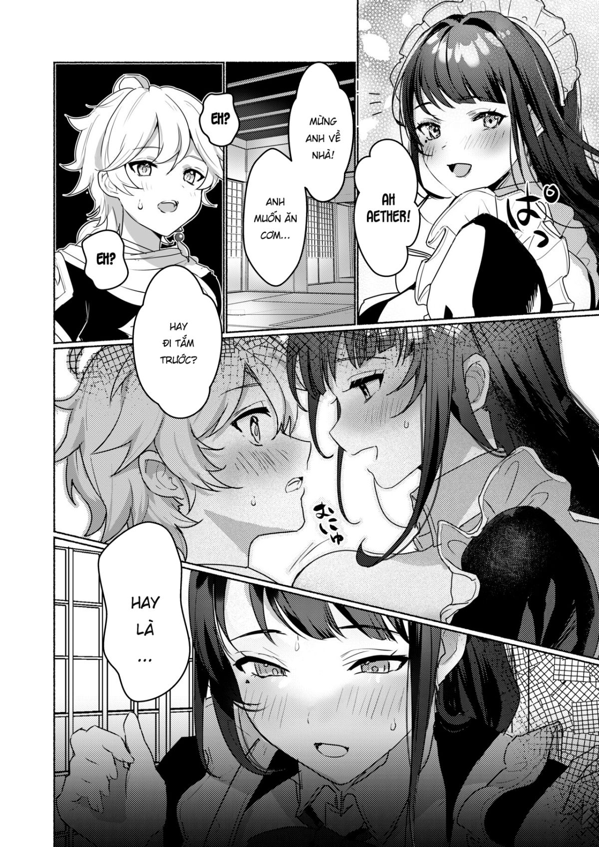 đọc truyện Inazuma Clumsy Maid Chaya ~cosplay Sex With The Unusually Horny Maids Oneshot ảnh 5 tại Giả Dược