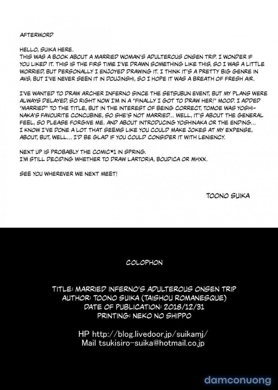 đọc truyện Inferno Hitozuma Furin Onsen Ryokou Oneshot ảnh 25 tại Giả Dược