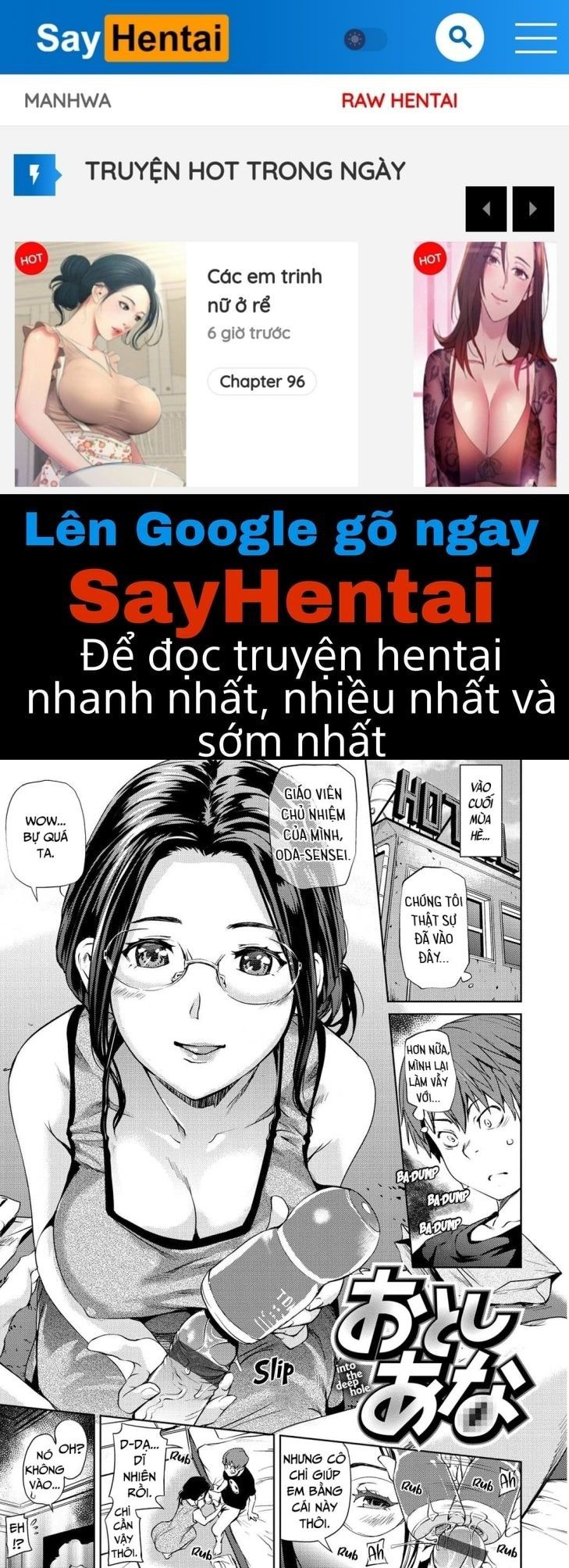 đọc truyện Into The Deep Hole Oneshot ảnh 2 tại Thiên Thai Truyện