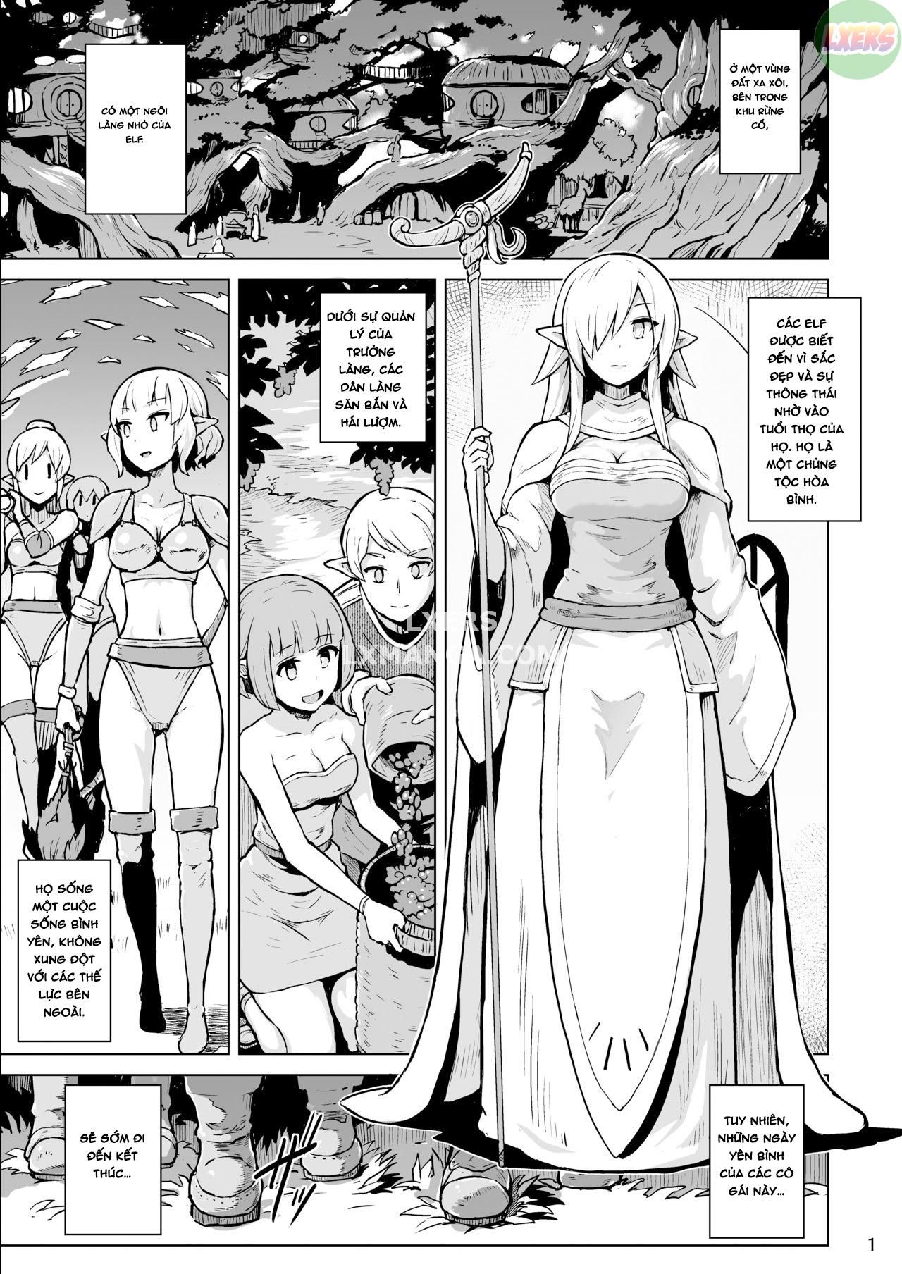 đọc truyện Inyoku Ni Kuruishi Elf-tachi No Uta Oneshot ảnh 2 tại Giả Dược