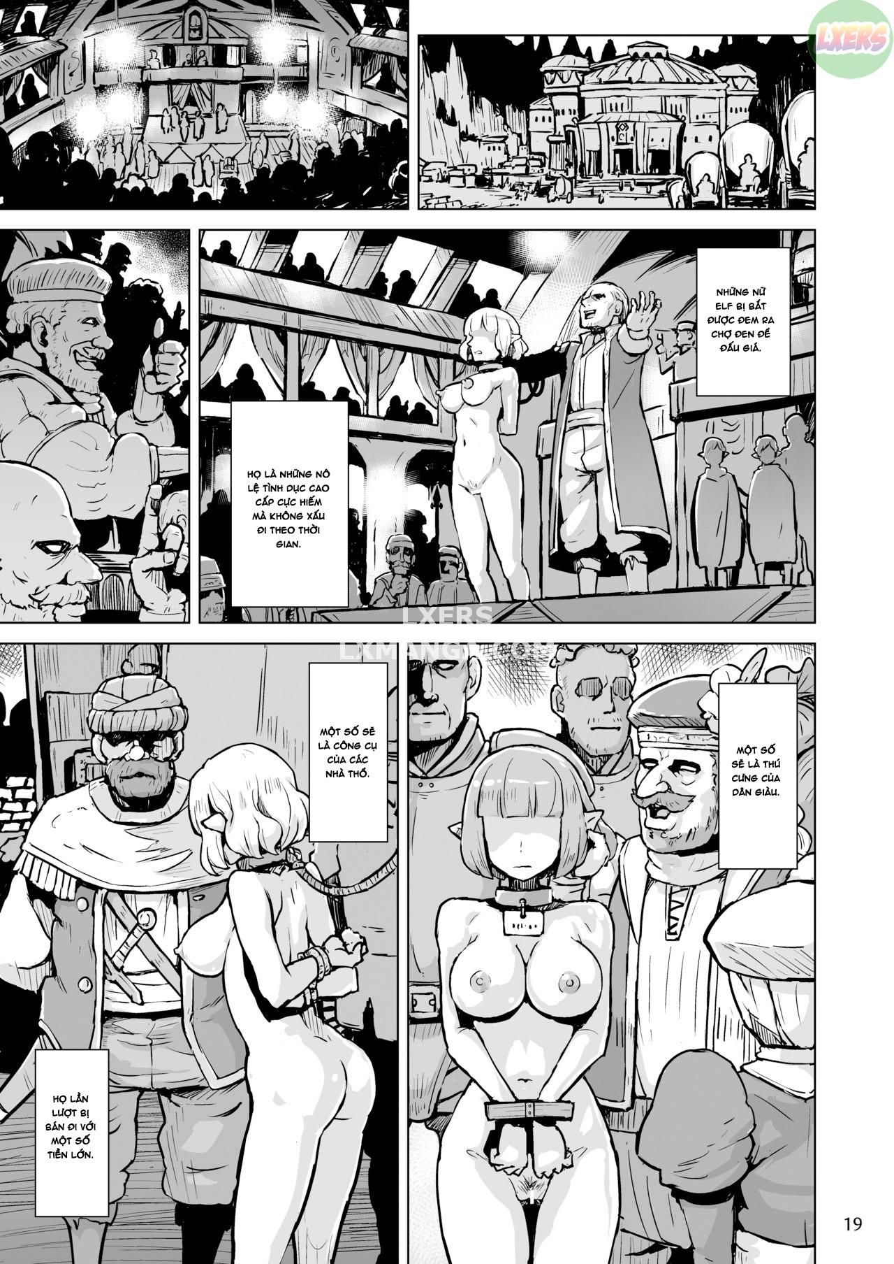 đọc truyện Inyoku Ni Kuruishi Elf-tachi No Uta Oneshot ảnh 20 tại Giả Dược