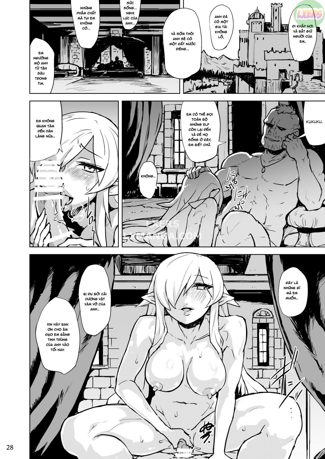 đọc truyện Inyoku Ni Kuruishi Elf-tachi No Uta Oneshot ảnh 29 tại Giả Dược