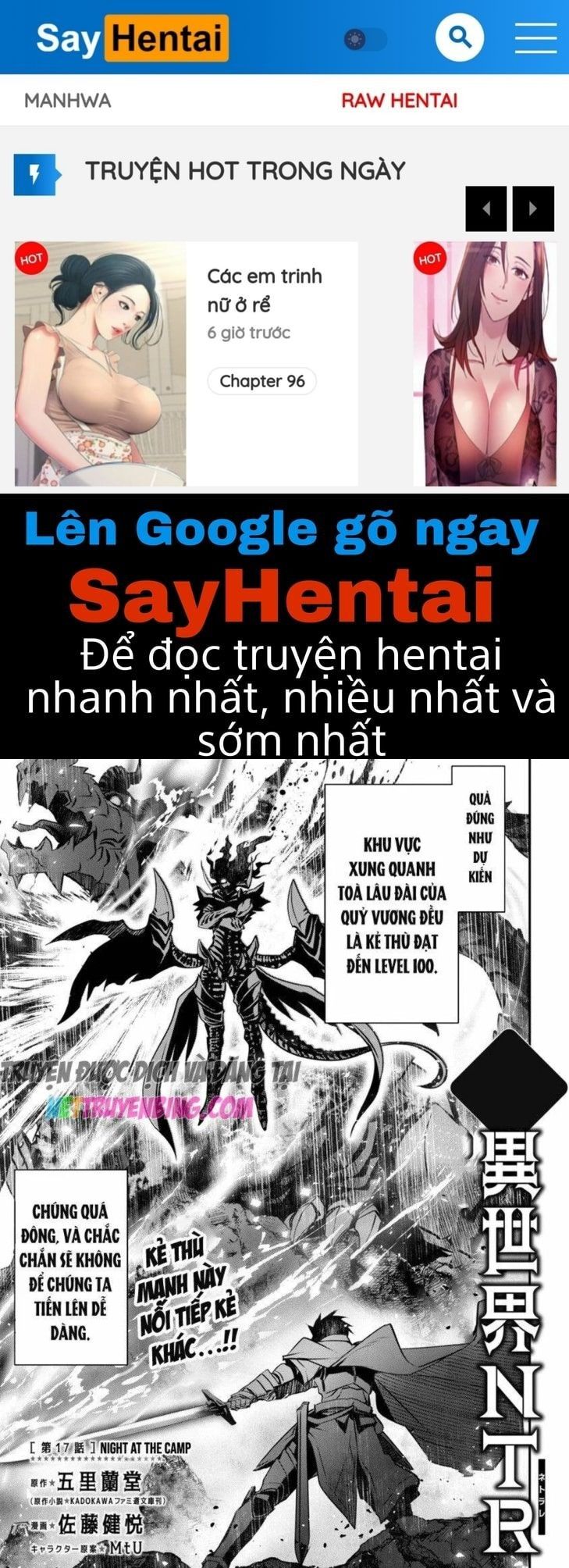 đọc truyện Isekai Ntr Chương 17 ảnh 1 tại Giả Dược