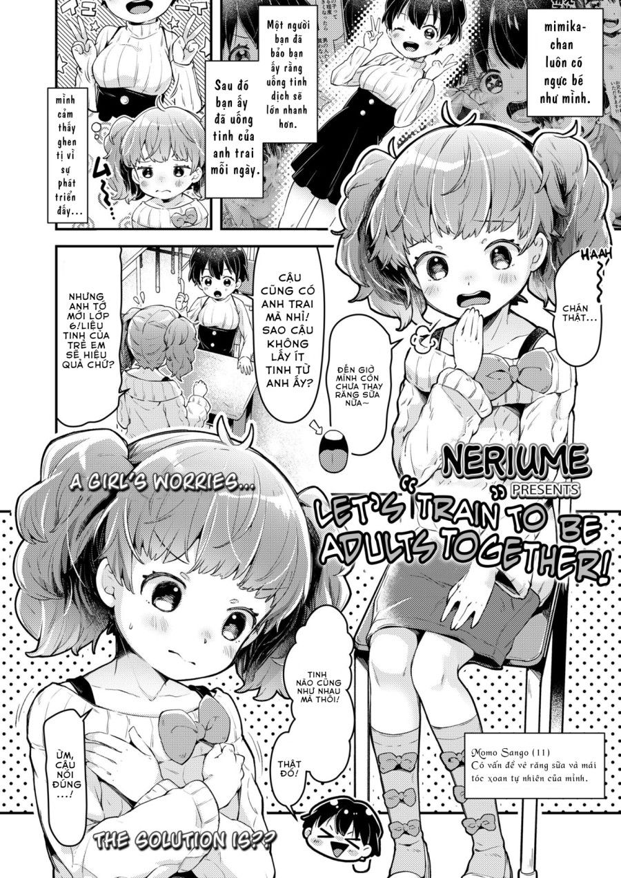 Issho Ni Otona Training! Oneshot page 4 - Giả Dược