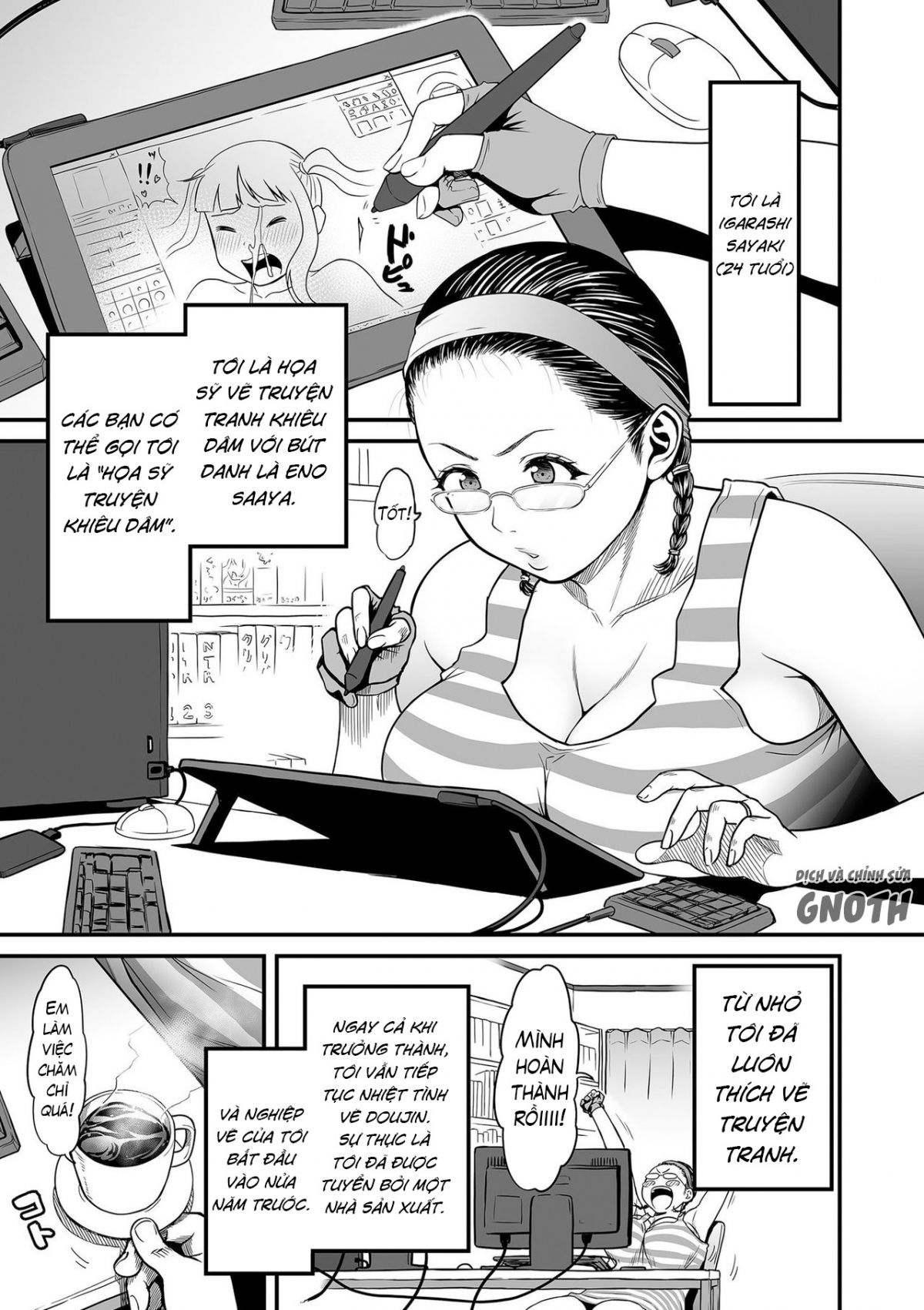 đọc truyện It’s Not A Fantasy That The Female Erotic Mangaka Is A Pervert Chương 1 ảnh 14 tại Truyện Dạ Ký