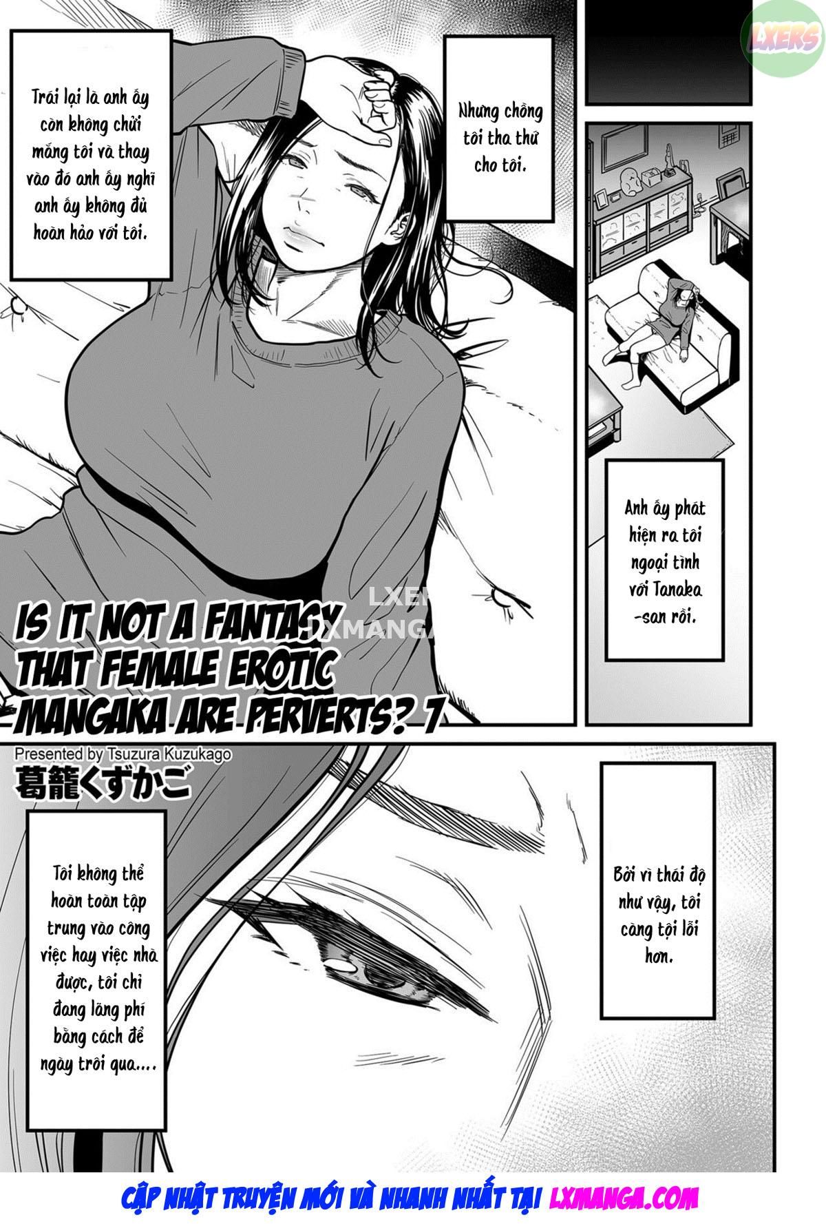 đọc truyện It’s Not A Fantasy That The Female Erotic Mangaka Is A Pervert Chương 7 ảnh 4 tại Truyện Dạ Ký