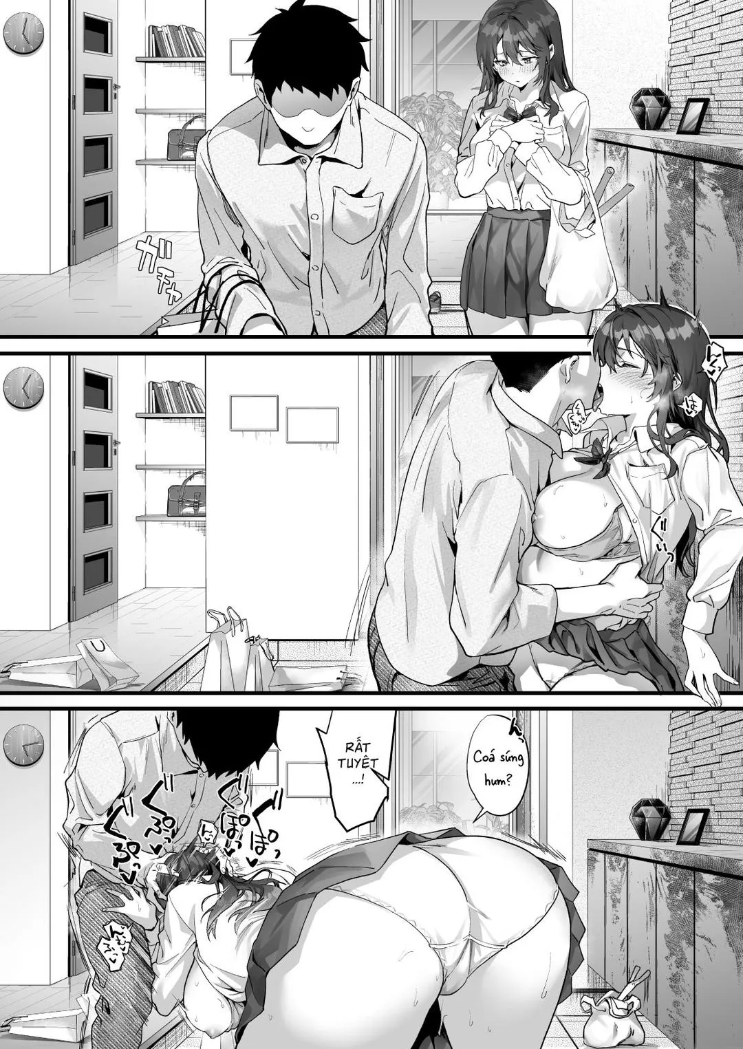 JK Chuutai Tsuyogari Shachou ga Buka no Fusei ni Make Midara ni Koshi o Furi Netoru made - Oneshot