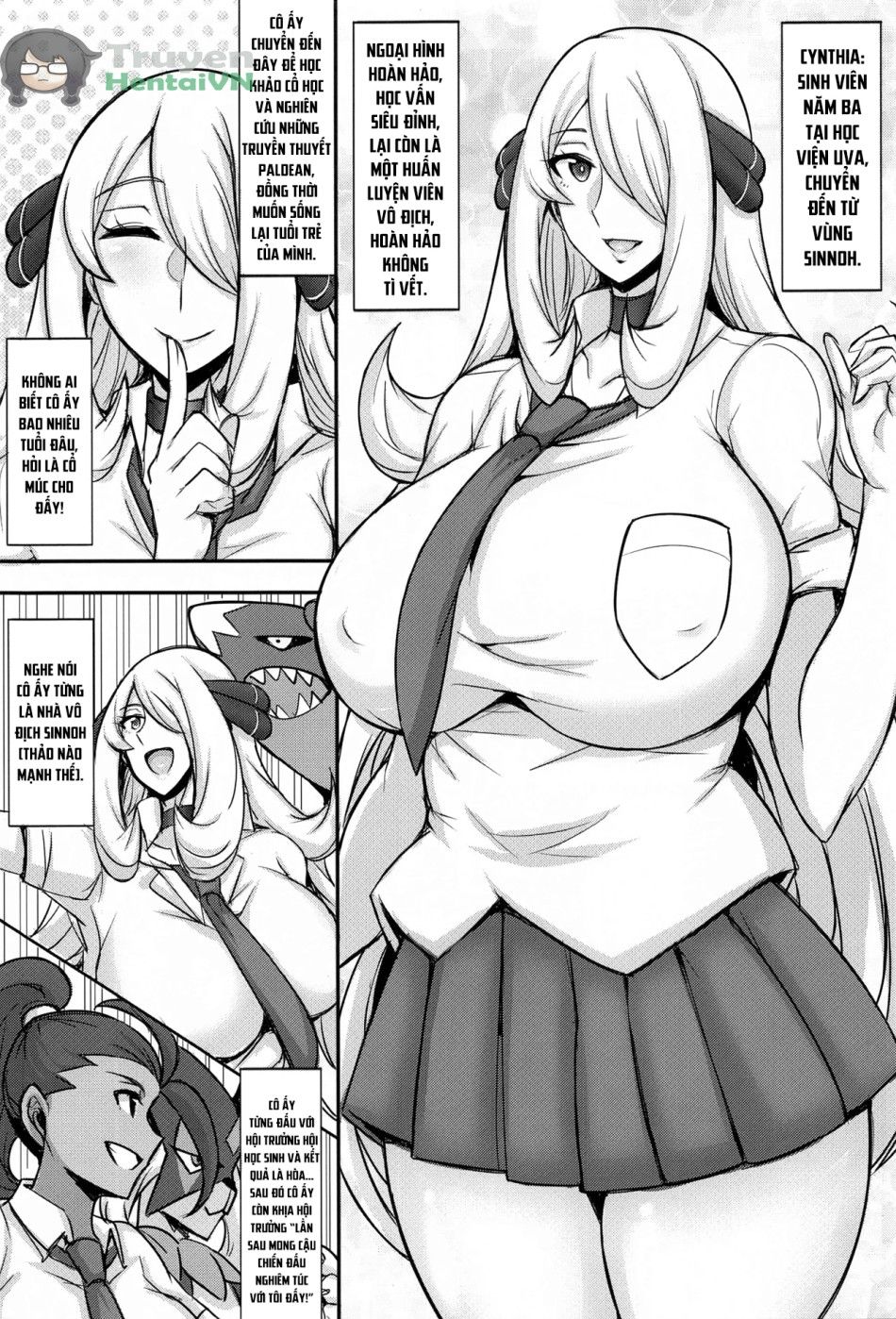 Jk!? Shirona-san | Cynthia Is A High Schooler?! Oneshot page 2 - Giả Dược
