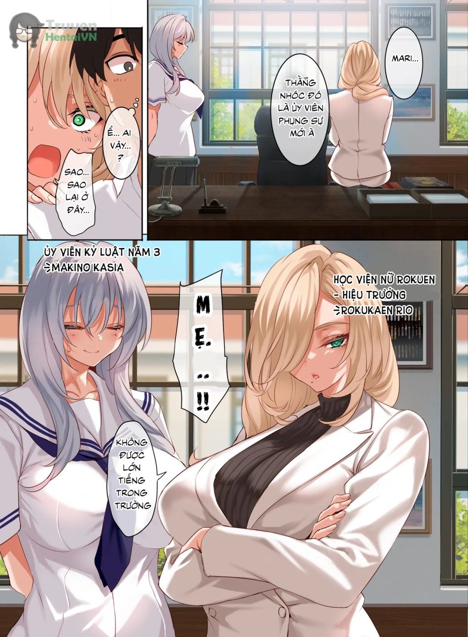 Jogakkou De Otoko Hitori Na Node Kousoku De Seiyoku No Hakeguchi Ni Sareru Nichijou 4.5-jigenme Oneshot page 2 - Giả Dược