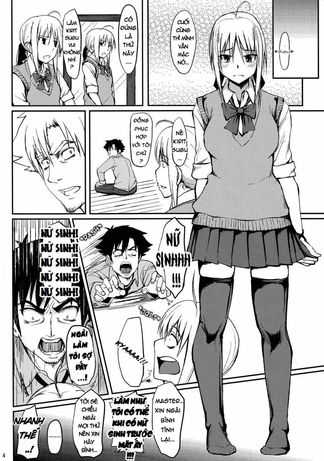 đọc truyện Joshikou Saber (fate/zero) Oneshot ảnh 4 tại Giả Dược