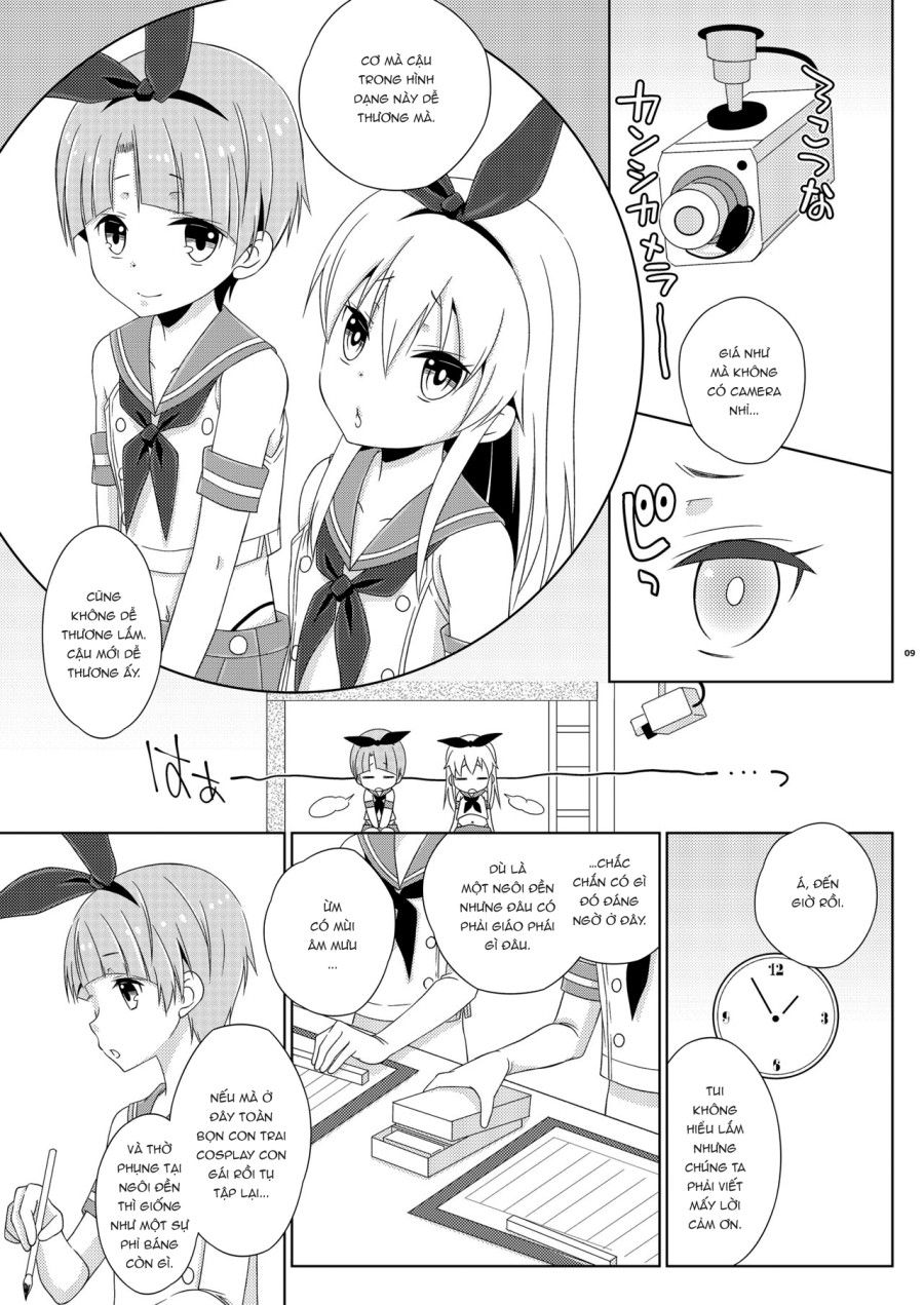Josou Ananie O Kazoku Ni Mirarete Kyouseishisetsu Ni Okurareta Shimakaze-kun Joukan Oneshot page 11 - Giả Dược