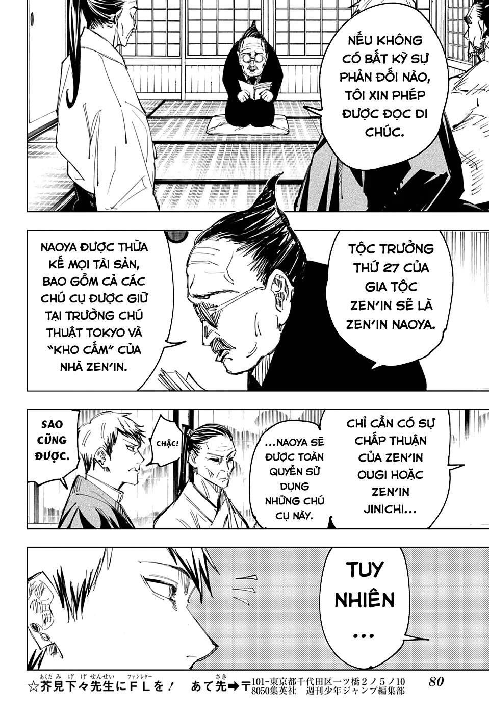 đọc truyện Jujutsu Kaisen - Chú Thuật Hồi Chiến Chương 138 ảnh 12 tại Truyện Dạ Ký