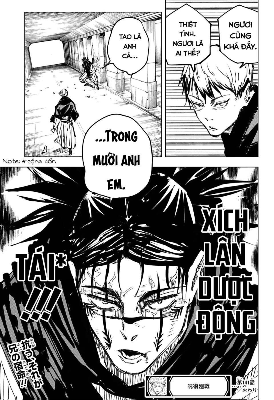 đọc truyện Jujutsu Kaisen - Chú Thuật Hồi Chiến Chương 141 ảnh 23 tại Truyện Dạ Ký