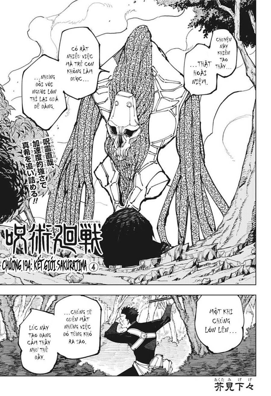 đọc truyện Jujutsu Kaisen - Chú Thuật Hồi Chiến Chương 194 ảnh 4 tại Truyện Dạ Ký