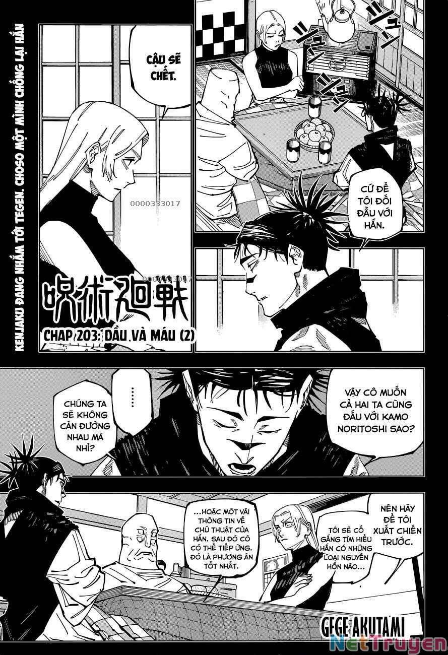 đọc truyện Jujutsu Kaisen - Chú Thuật Hồi Chiến Chương 203 ảnh 3 tại Truyện Dạ Ký