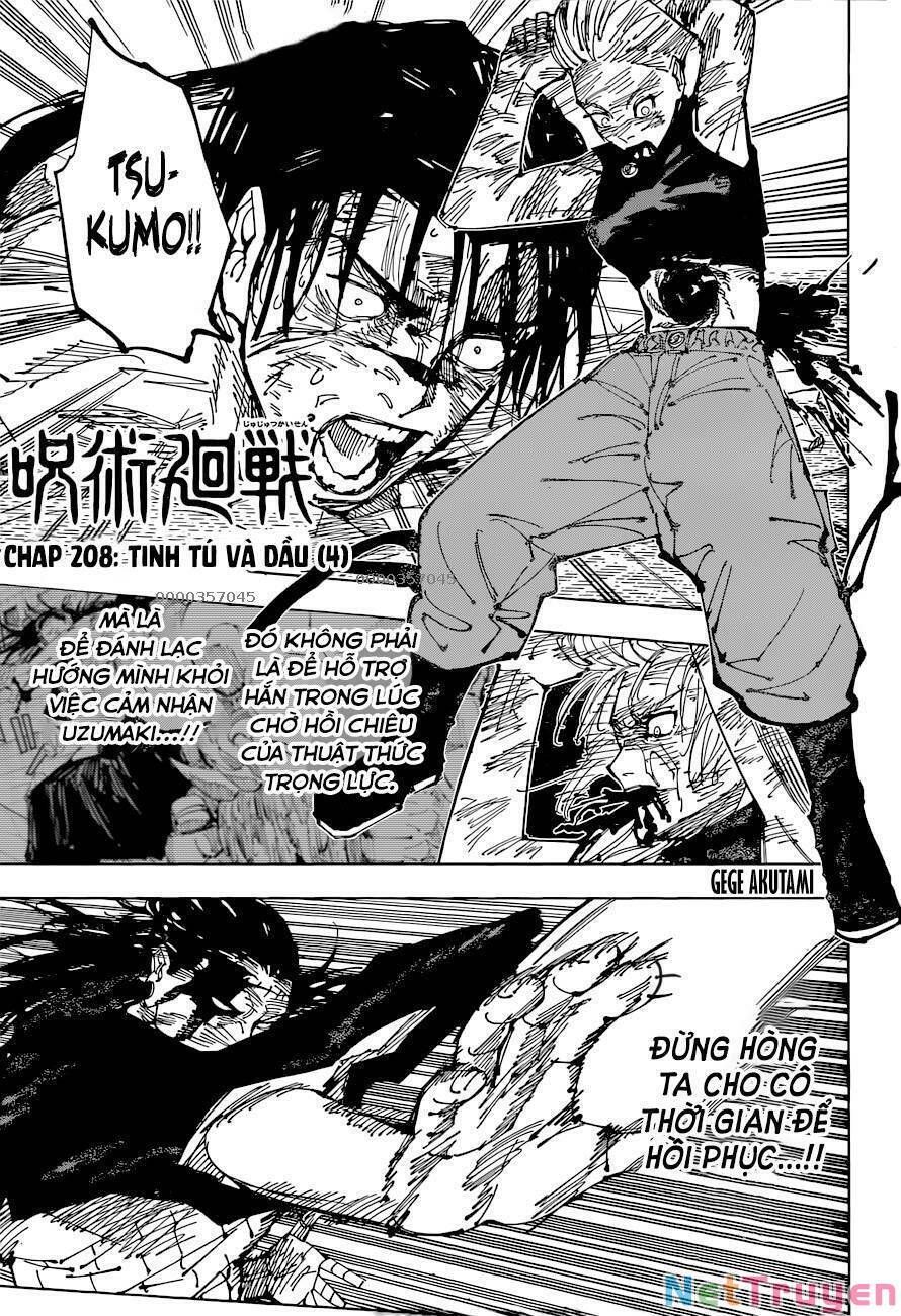 đọc truyện Jujutsu Kaisen - Chú Thuật Hồi Chiến Chương 208 ảnh 4 tại Truyện Dạ Ký