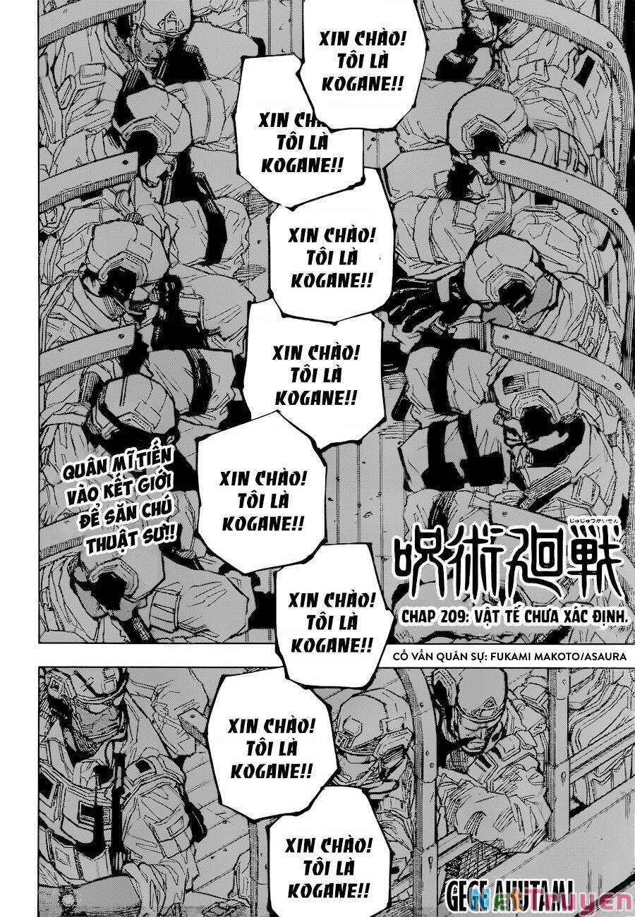 đọc truyện Jujutsu Kaisen - Chú Thuật Hồi Chiến Chương 209 ảnh 5 tại Truyện Dạ Ký