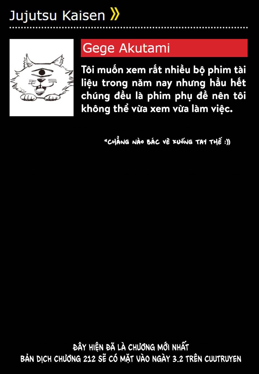 đọc truyện Jujutsu Kaisen - Chú Thuật Hồi Chiến Chương 211 ảnh 22 tại Truyện Dạ Ký