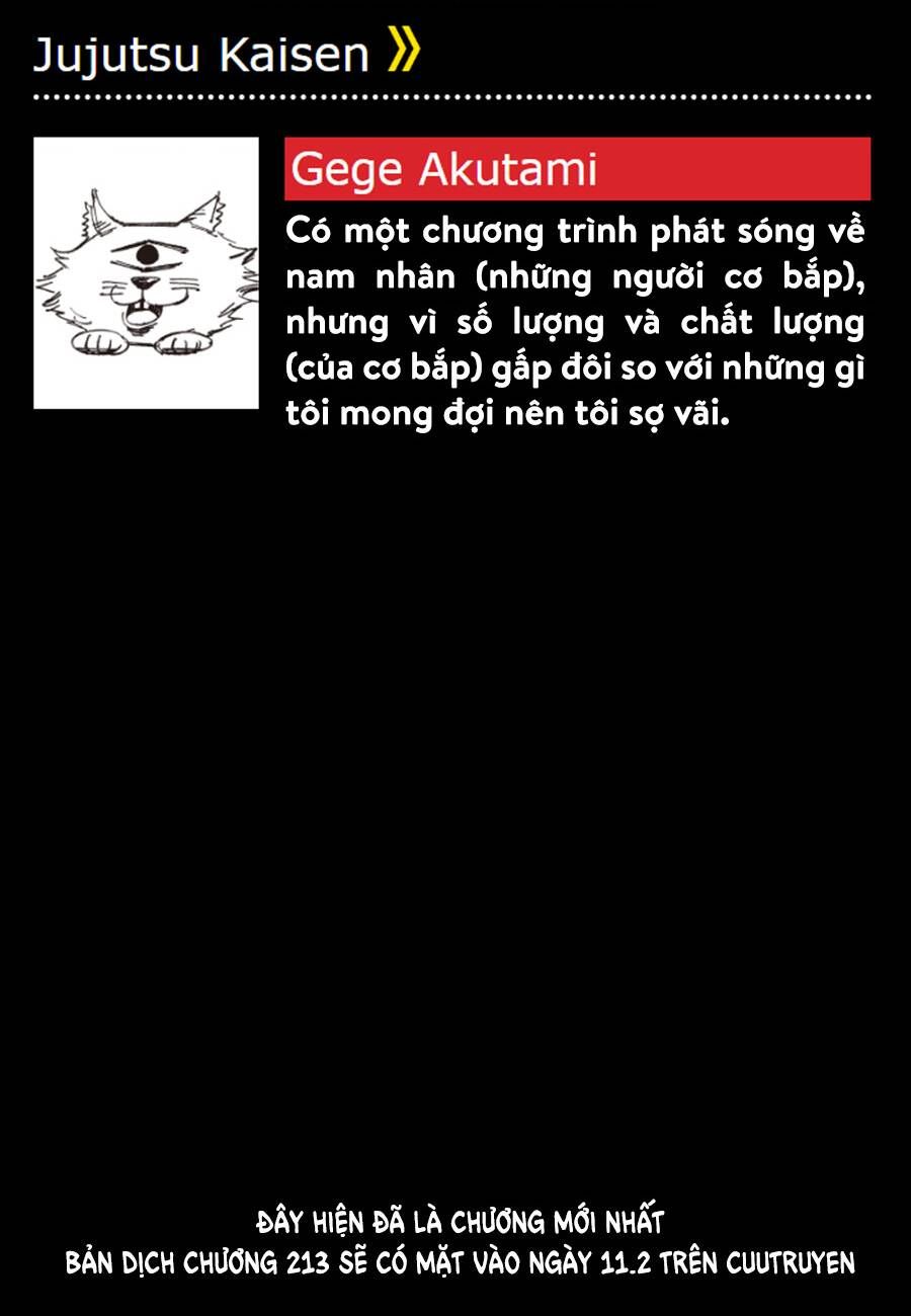 đọc truyện Jujutsu Kaisen - Chú Thuật Hồi Chiến Chương 212 ảnh 23 tại Truyện Dạ Ký