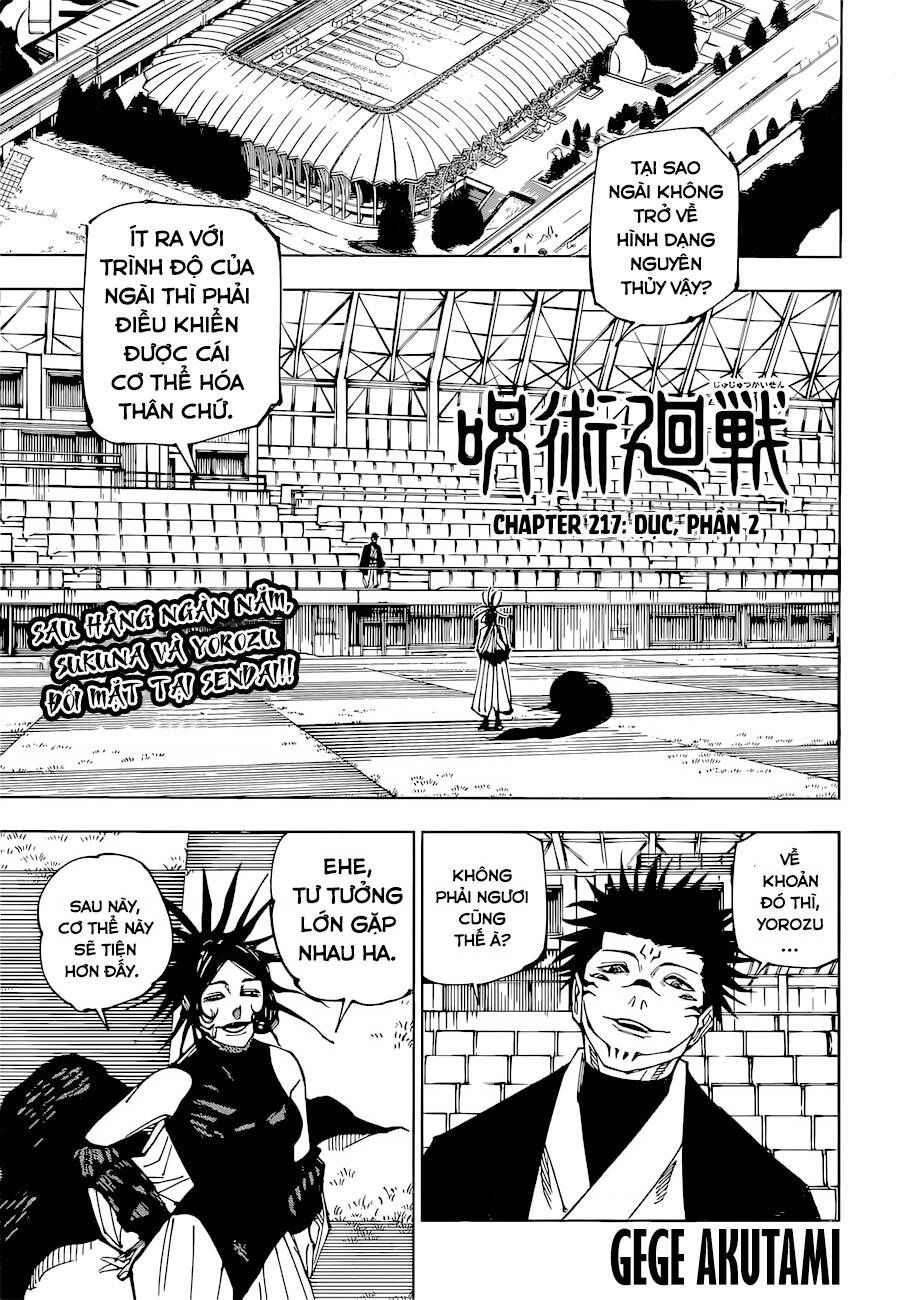đọc truyện Jujutsu Kaisen - Chú Thuật Hồi Chiến Chương 217 ảnh 2 tại Truyện Dạ Ký